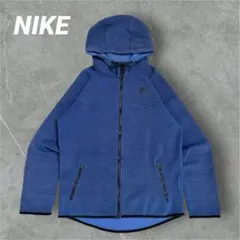 【レアカラー】NIKE テックフリースパーカー　ブルー　ウィンドランナー　XL