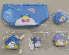 タキシードサム　グッズ　5点セット　保冷ケース　ぺたんこマスコット　まとめ売り