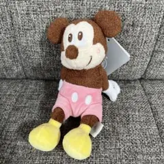ミッキーマウス プラッシュキーチェーン　ディズニーストア　ぬいぐるみキーホルダー