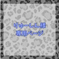 りゅーしん様専用ページ