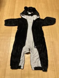 DOUBLE B クマフードカバーオール80