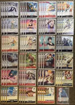 ワンピースカード　赤黒コビーデッキパーツ