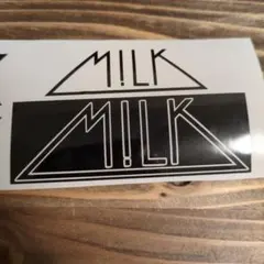 M!LKカッティングステッカー　転写式ステッカー
