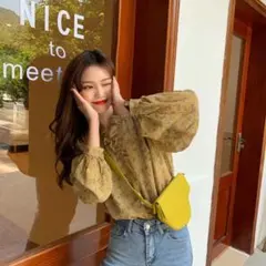 【早い者勝ち！】花柄フリルブラウスフラワーパターン春夏