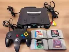 ⭐︎任天堂⭐︎【NINTENDO64】&周辺機器&ソフト4本セット [送料無料]