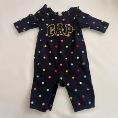 GAP ベビー ロンパース ドット柄 ネイビーのサムネイル