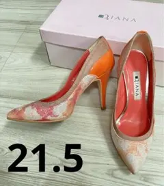 DIANA ダイアナ グラデーションポインテッドトゥパンプス21.5♡ニュアンス