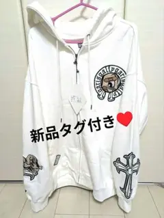 GALFY新品タグ付き！ ガリノハーツ ZIPパーカー ホワイト！激安レア♥のサムネイル