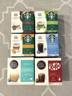 ドルチェグスト カプセル6種6箱セット（スタバ4箱）YouTube人気の種類のみのサムネイル