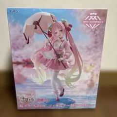 【初音ミク】桜ミク　AMP + フィギュア　桜ドレスver.