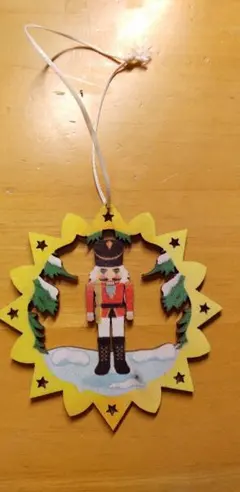 ドイツ　木製　クリスマス　オーナメント