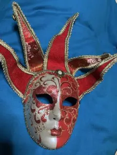 赤と銀のベネチア？のお面