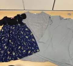 ワンピース　ノースリーブ 花柄　半袖　サーマル　ブリーズ　ブランシェス