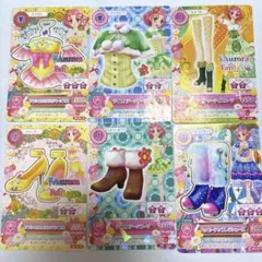 【初期】アイカツ！ 北大路さくら カード 6枚セット（ノーマル・プロモ）