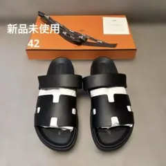 HERMES エルメス サンダル 《シプレ》黒 42 - メルカリ