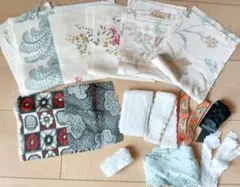 生地 はぎれセット レース 刺繍テープ カーテン生地 着物はぎれ まとめ売り
