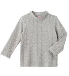 ミキハウス ホットビスケッツ ケーブル編み長袖カットソー トップス 110 新品