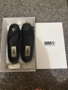MM6 Maison Margiela ブラック フラットシューズのサムネイル