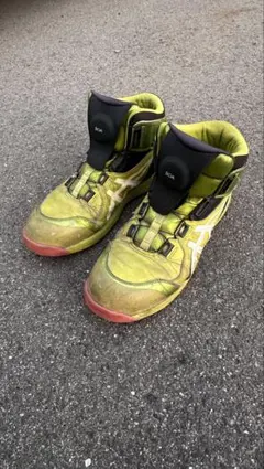 asics BOA CP304 ライムグリーン 限定