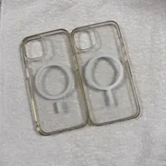 iPhone14用クリアソフトケース マグセーフ対応　2個セット