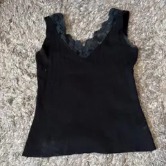 fifth♡ ブラック レースタンクトップ