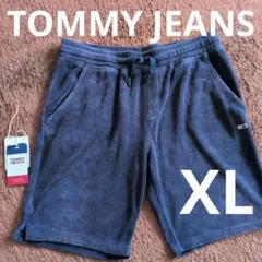 【タオル地】タグあり❗️【トミージーンズ】TOMMYJEANS　ネイビー　XL