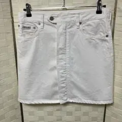 AMERICANA／アメリカーナ ホワイトデニム 台形スカート 28／M