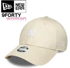 ニューエラ キャップ 9FORTY WOMEN ヤンキース ストーン ミニロゴ