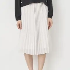 【新品】earth music&ecology すきな丈シフォンプリーツスカート