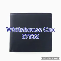 新品【WhitehouseCox】コインケース付2つ折り財布、S7532、紺タンのサムネイル