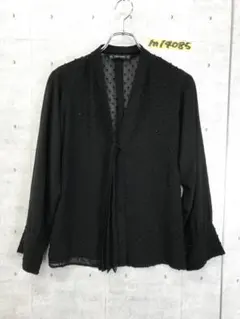 美品！ZARA BASIC ザラベーシック 長袖シースルーブラウス ドット 古着