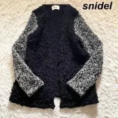 snidel モヘヤカーディガン ループ Fサイズ