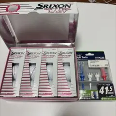 新品Srixon Soft feel Lady ゴルフボールロングティーのセットのサムネイル