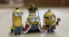 ミニオン ストラップ 3体セット　ボブ　スチュアート　ケビン　キーホルダー