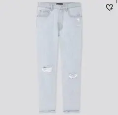 スラウチテーパードアンクルジーンズ