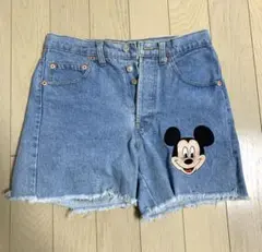 Too Cute! ミッキーマウス デニムショートパンツ