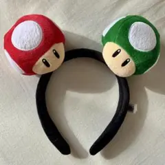 USJ スーパーマリオ 1UPキノコ カチューシャ ユニバーサルスタジオ