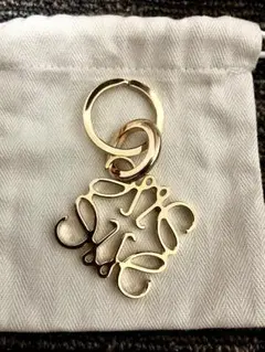 ☆LOEWE ☆ストラップ メタリックリング・右側ロゴ刻印分のみ