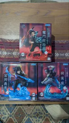 鬼滅の刃 XrossLink フィギュア　3体セット