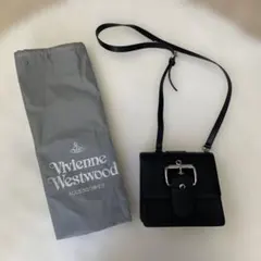 Vivienne Westwood ブラックショルダーバッグ