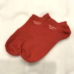 新品未使用　赤　靴下　ソックス　レッド　クリスマス　くるぶし