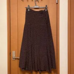 超美品！【Mila Owen】ミラオーウェン　ロングスカート　ネイビー