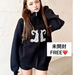 未開封 　ダーリッチ　インフィニティロゴパンツニットセットアップ ブラック