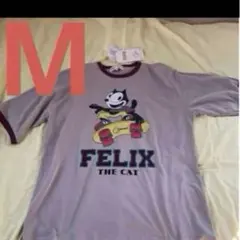 ロゴス　FELIX LOGOS リンガーネック　Tシャツ　フェリックス　Mのサムネイル