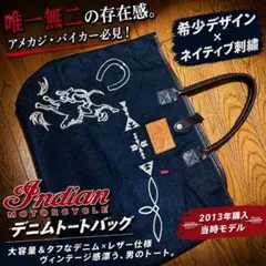 Indian Motocycle トートバッグ インディアンモーターサイクル - メルカリ