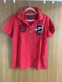 PEARLY GATES ポロシャツ 赤 0サイズ