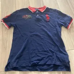 Polo ラルフローレン ポロシャツ ネイビー　M 10-12 140