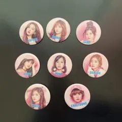 TWICE メンバー ピンバッジ 8個セット