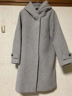 4月28日限定価格❗️JEANASIS モッサフードコート　ライトグレー