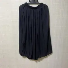 レディース　プリーツワイドパンツ